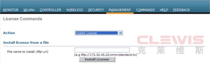 03_2500 WLC License Installation