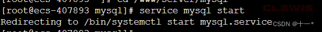 Linux服务器中启动mysql出现Redirecting to /bin/systemctl start mysql.service错误及处理